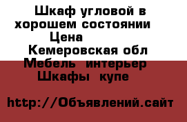 Шкаф угловой в хорошем состоянии  › Цена ­ 1 500 - Кемеровская обл. Мебель, интерьер » Шкафы, купе   